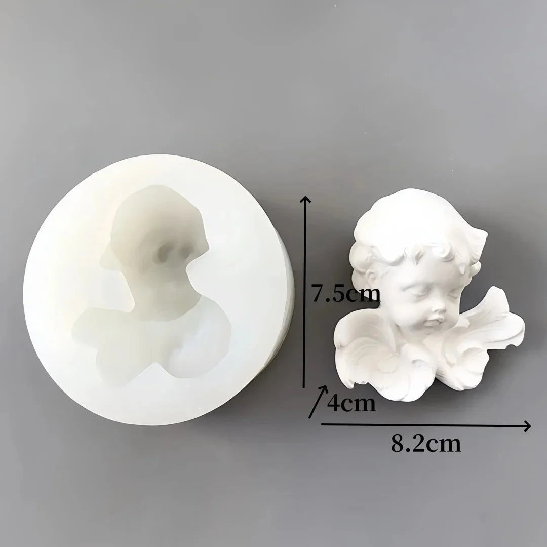 moules silicone decoration ange roses classiques baroques finition dorée artisanat craft aromathérapie