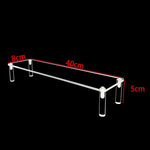 présentoir acrylique transparent moderne cupcake poupées parfum boîtes aveugles trapézoïdales étagère rangement multiple couches