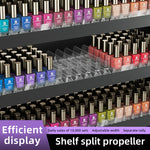 présentoir transparent cosmétiques clips moderne rangement lipstick nail polish