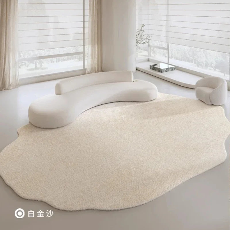 Tapis salon marbre vue rapprochée texture