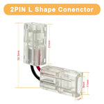connecteur led shape transparent moderne clips câbles colorés instructions 4pin 3pin