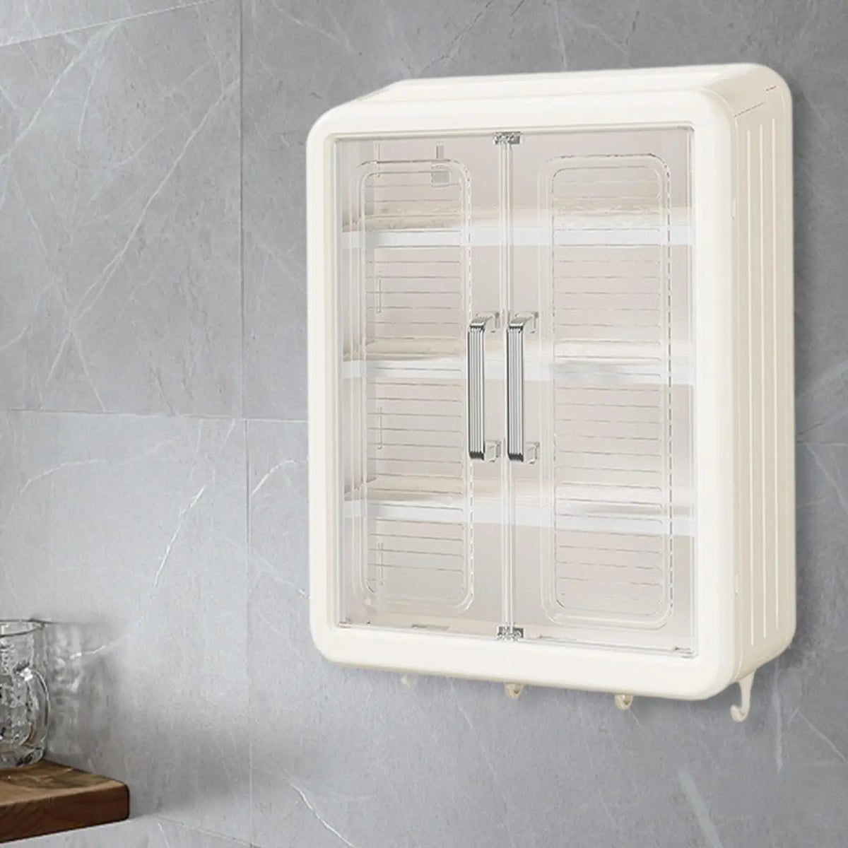 armoire pharmacie blanche armoire murale moderne étagères clips facile mur blanc sans tracas