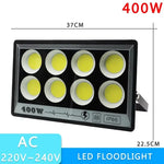 projecteur led ip66 étanche noir moderne clips câbles 50w 100w 300w 400w 500w