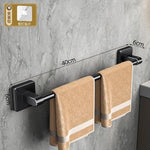 porte serviettes mural gris lisse adhésif moderne salle bain serviettes self contained