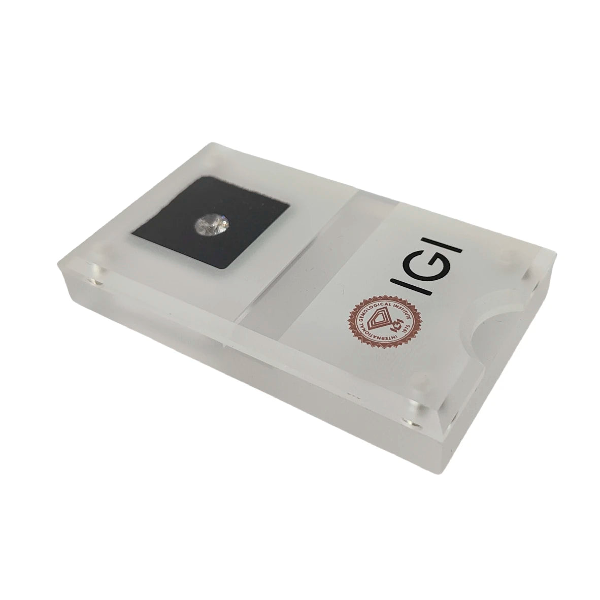 présentation bijoux support velours acrylique transparent moderne minimaliste adhésif diamant blanc