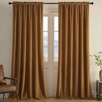 Rideau de couloir marron