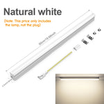 tube led blanc moderne 50cm lisse 2.2cm clips câble 15w 85v 265v