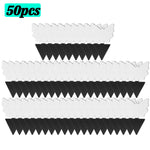 piège mouches feuille noire adhésive externe protection plantes minimalisteextérieur controle insectes 50pcs