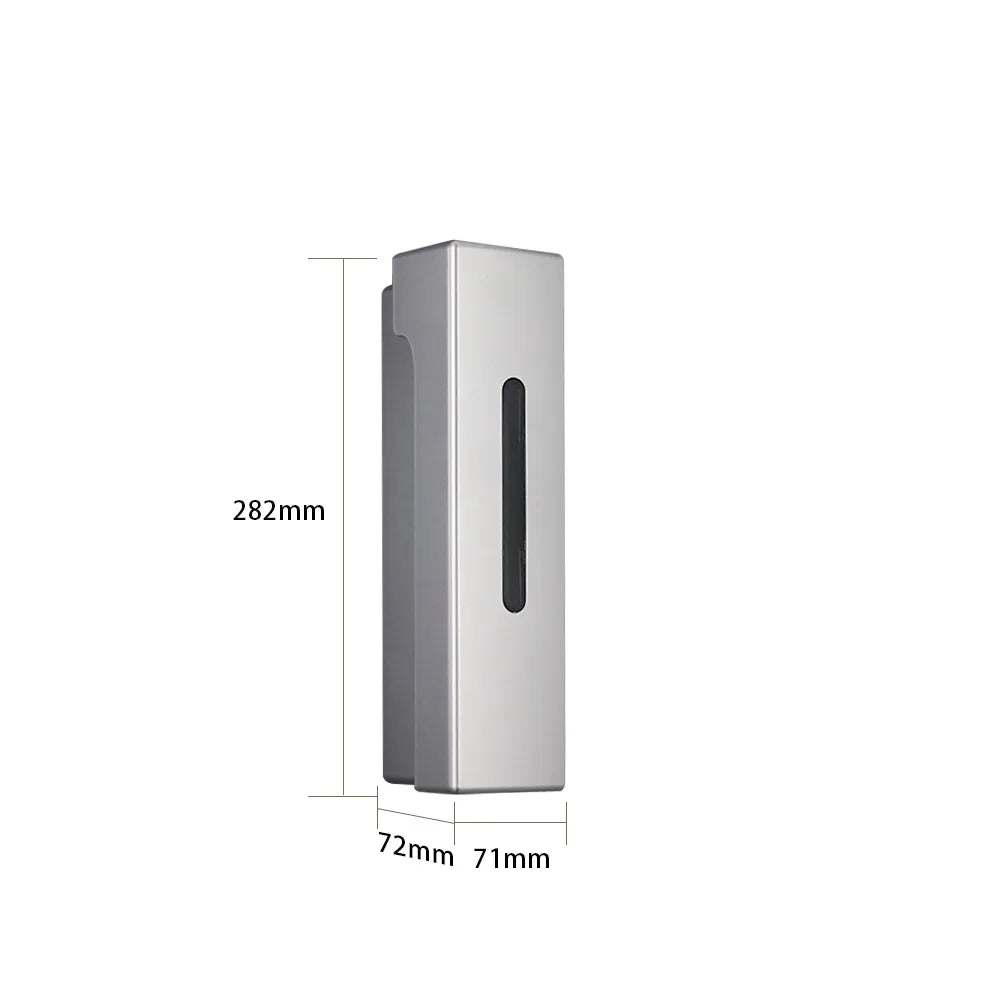 distributeur savon liquide moderne noir blanc adhésif sans perçage grande capacité minimaliste opaques