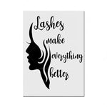 Les cils rendent tout meilleur.