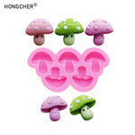 moule silicone gâteau forme champignon rose clair décoration dessert cuisine chocolat enfantin moderne