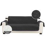 Housse canapé quilted gris brun beige moderne boucles métalliques lavable places