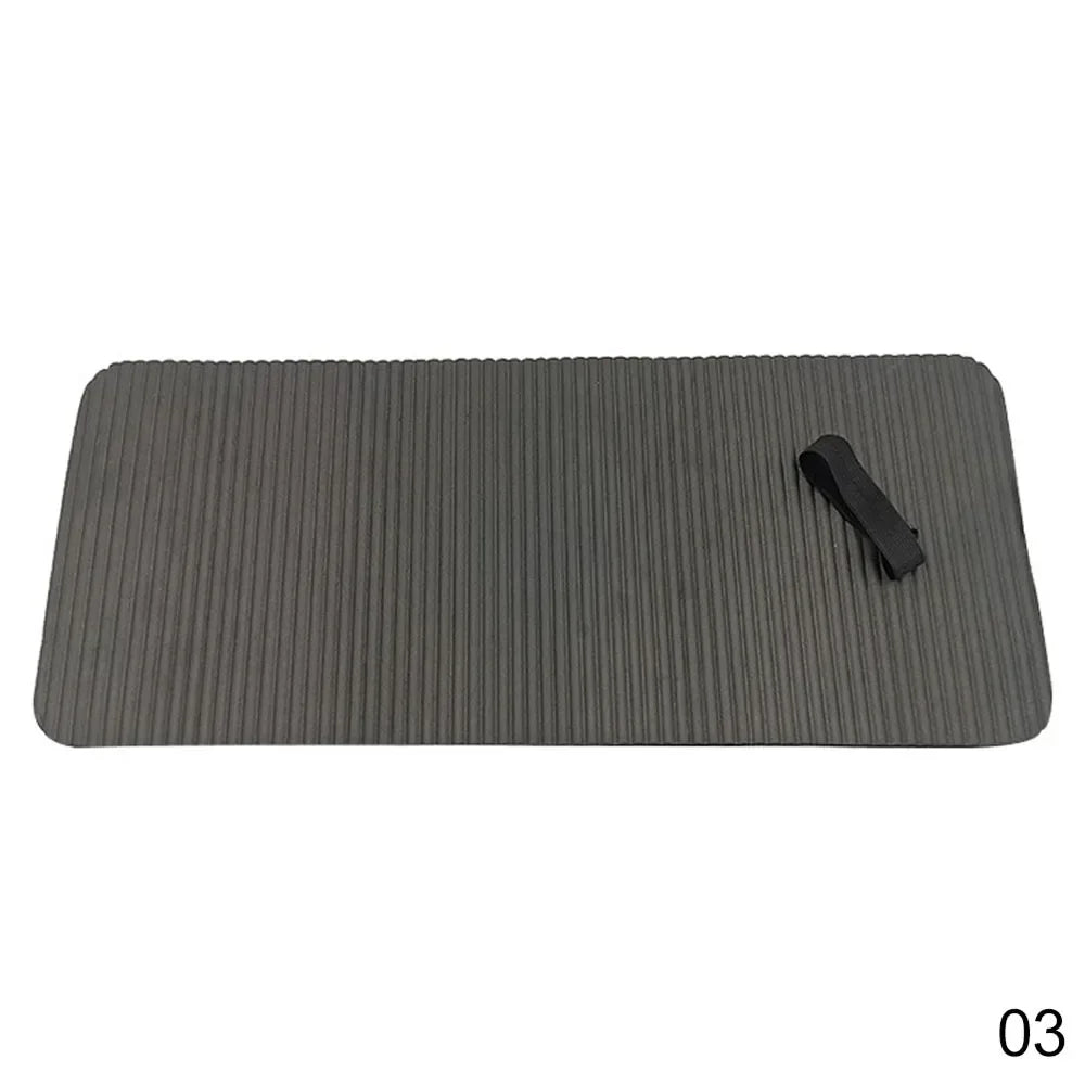 tapis yoga violet rayures moderne 25cm 60cm poignée noire yoga fitness