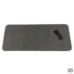 tapis yoga violet rayures moderne 25cm 60cm poignée noire yoga fitness