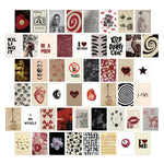 Cartes postales modernes abstraites 15x10cm kit collage chambre décoration vintage minimaliste floral geometrique