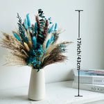 bouquet fleurs séchées pampas mariage décoration intérieure bohème graminées variées