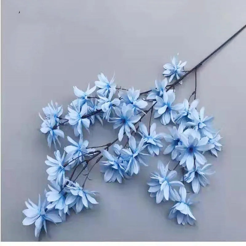 bouquet artificiel multicolore décoration intérieure moderne anniversaire mariage minimaliste fleurs soie petites