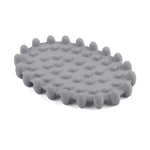 supports savon moderne boîtes savon antidérapants texturés bleu gris beige egouttoirs salles bain cuisine