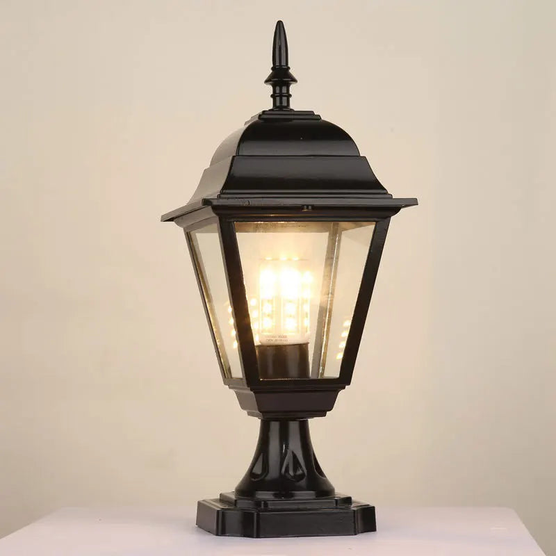 Lampe jardin classique or noir transparent extérieure chambre entrée étude salle bain led fixée