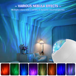 projecteur effets lumineux blanc transparent moderne base câble usb télécommande led effet neige artificielle