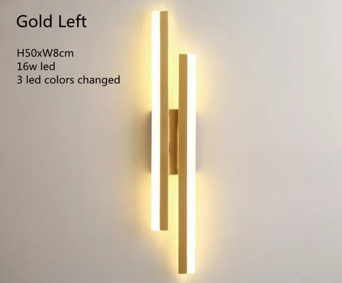 lampes murales modernes noir blanc doré éclairage cuisine chambre coucher minimaliste