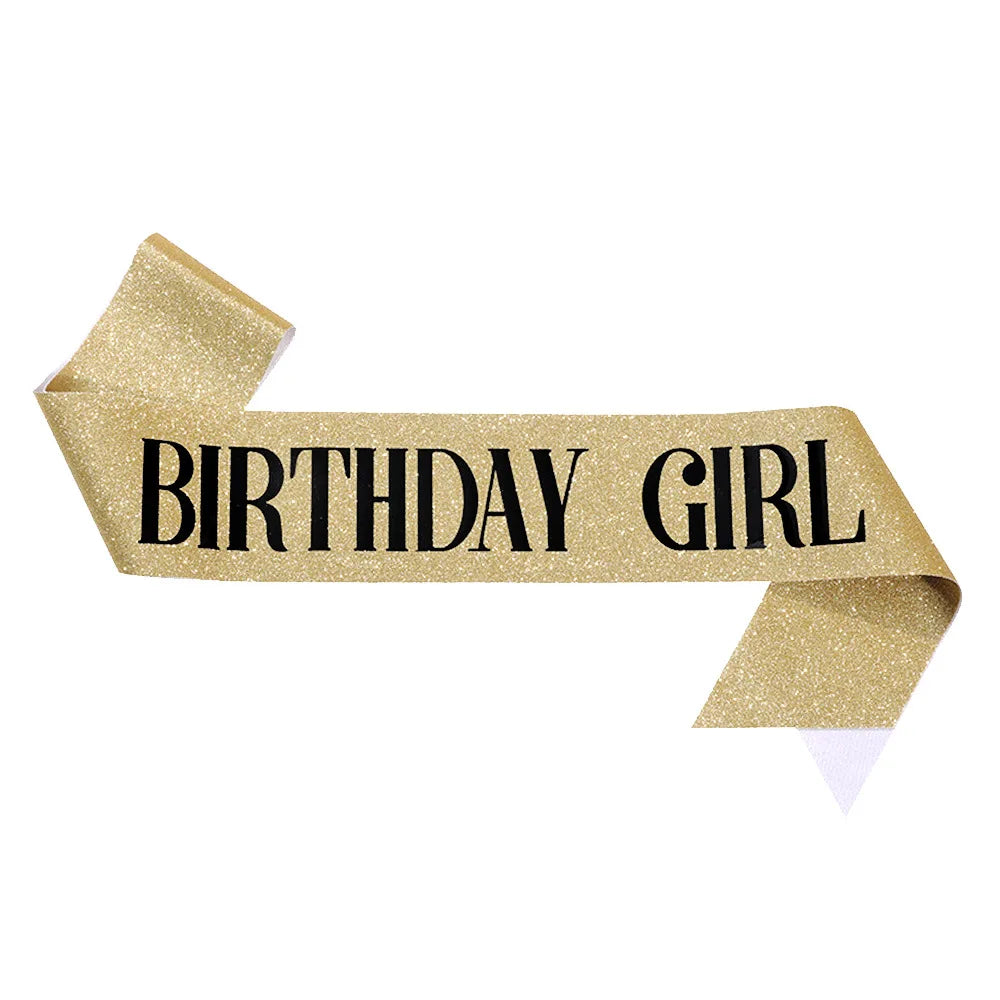 ruban pailleté festif anniversaire fille femme blanc rose bleu vert doré holographique