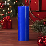 bougies urgence rouge blanche 16cm 60h combustion sans flamme opaques classiques