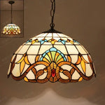 lampe suspendue art deco multicolore motifs floraux ampoule e27 anneaux métalliques chambre salon étude