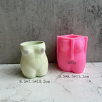 moules silicone pots fleurs diy craft release facile modernes grises blanches