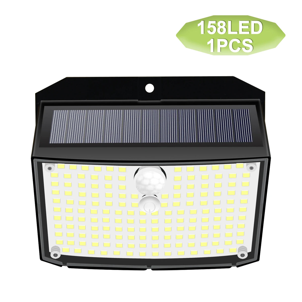 lumière solaire led 176 diodes capteur mouvement moderne jardin sécurité