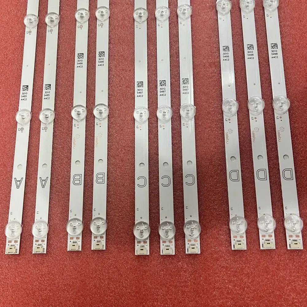 bandes led blancs modernes adhésives 36 smd 100000 heures chambre