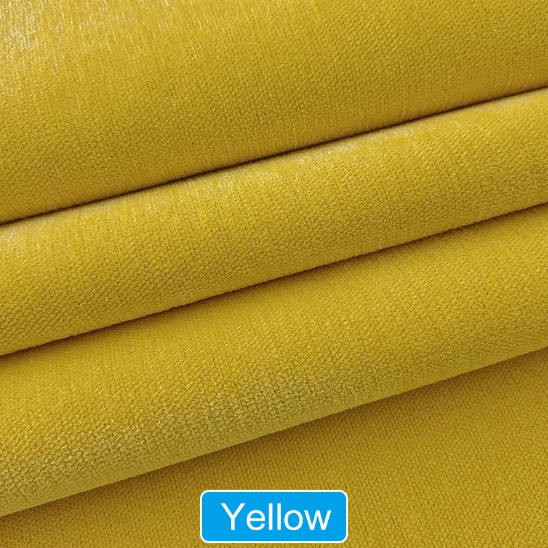 tissu polyester uni moderne vert orange bleu gris marron rouge jaune 148x100cm