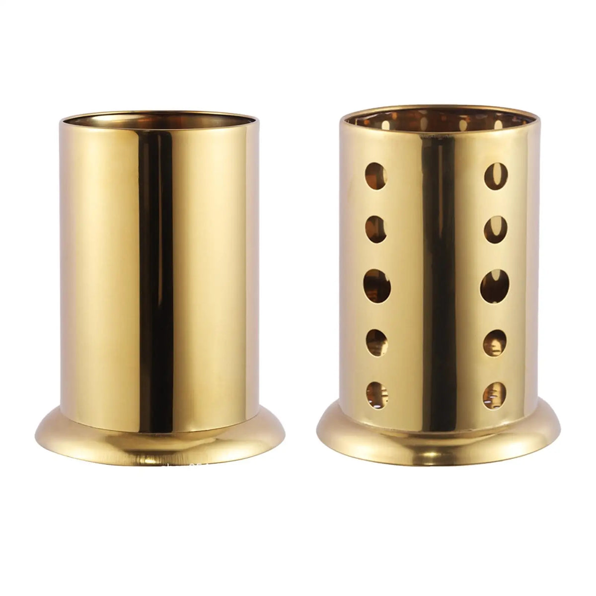 porte couteaux moderne acier inoxydable doré rangement couteaux bois utiles multiple lave vaisselle safe
