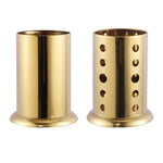 porte couteaux moderne acier inoxydable doré rangement couteaux bois utiles multiple lave vaisselle safe