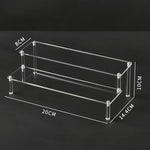 présentoir acrylique transparent moderne cupcake poupées parfum boîtes aveugles trapézoïdales étagère rangement multiple couches