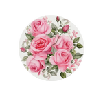 placemat classique floral oiseaux vert beige rose blanc 35cm 35cm
