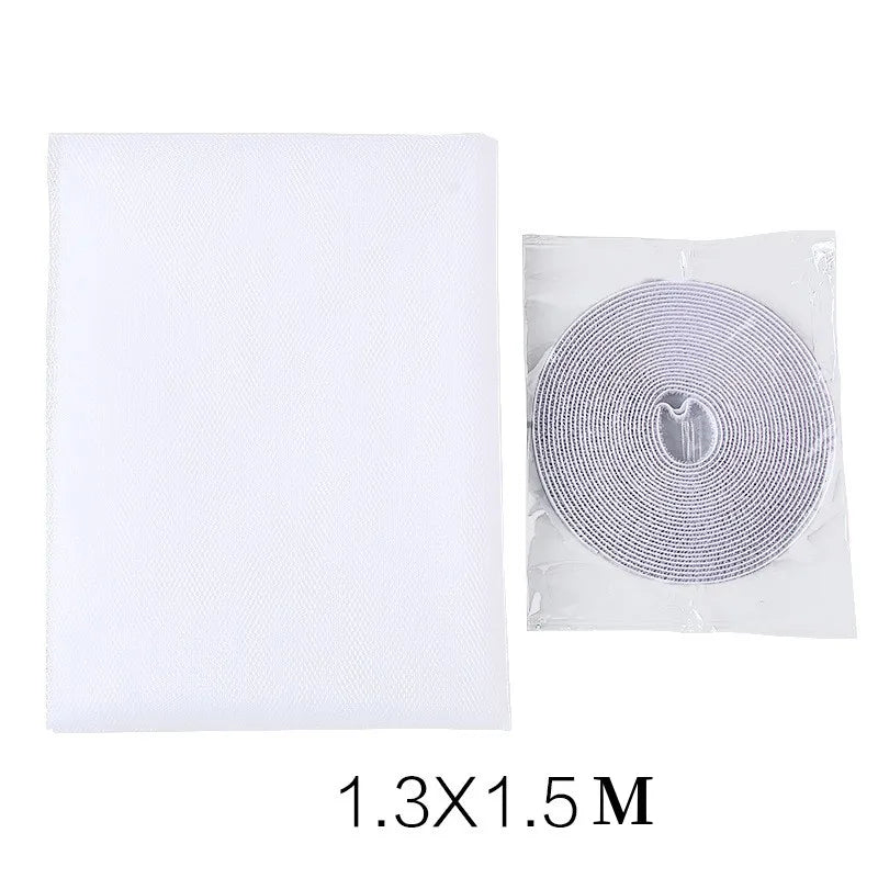filet fenetre anti moustiques blanc noir velcro self adhesive moderne opacité