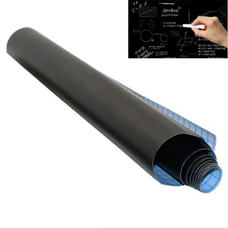 tableau noir autocollant rouleau mat moderne adhésif noir grande dimension enseignement utilisation multiple