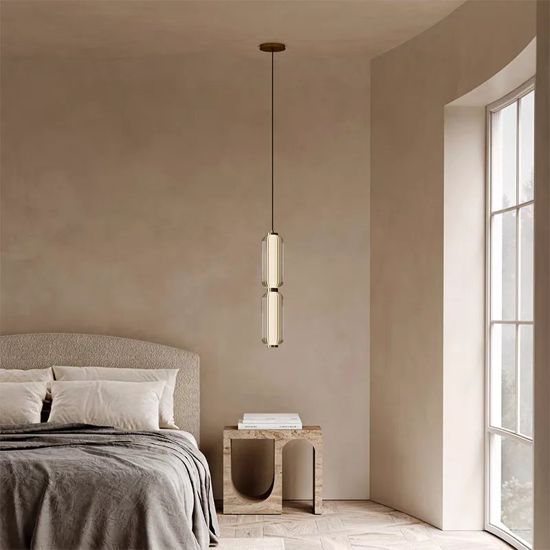 suspension moderne blanc motif géométrique fixation haute qualité flux lumineux salon chambre principal