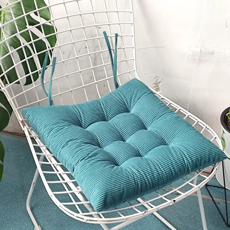 coussin siège coussin dossier velours côtelé fibre polyester moderne vert rouge bleu marine violet