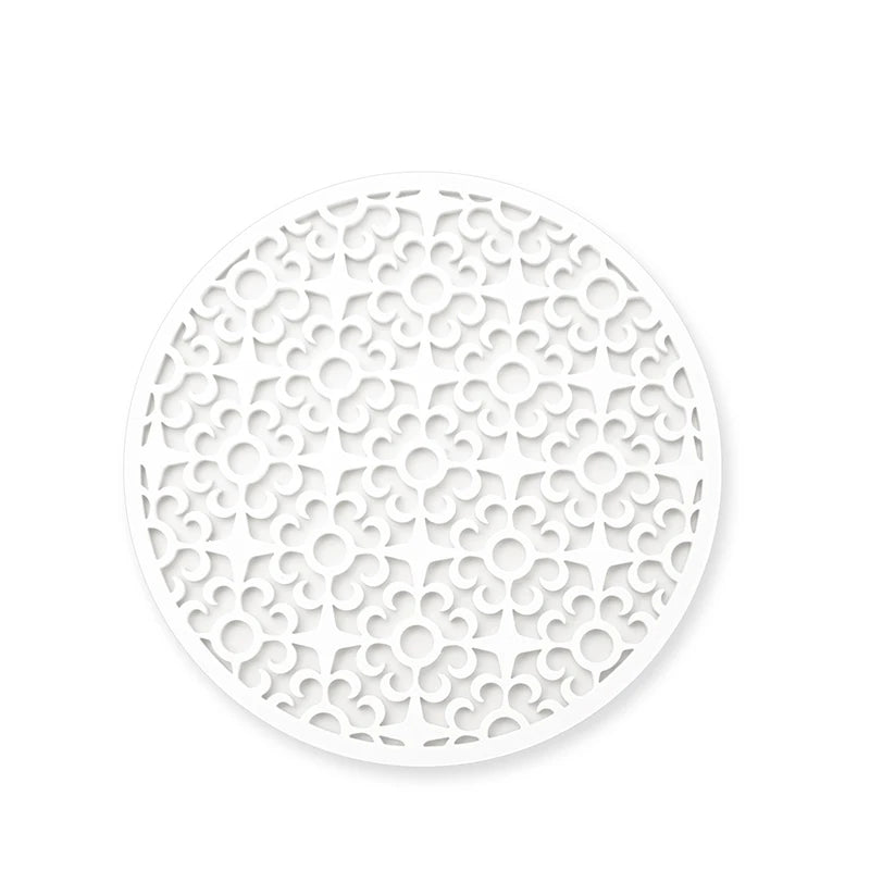 coasters perforés silicone moderne antidérapants diverses couleurs domestiques