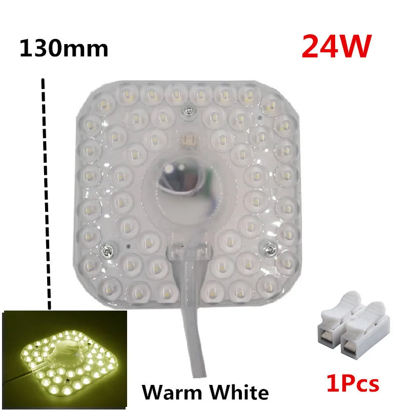 Module LED blanc 12W 18W 24W 36W naturel chaleureux moderne câble