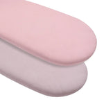 draps housses bébé unisexe 1ans polyester coton quatre saisons imprimé animaux ondulés blanc roseclair