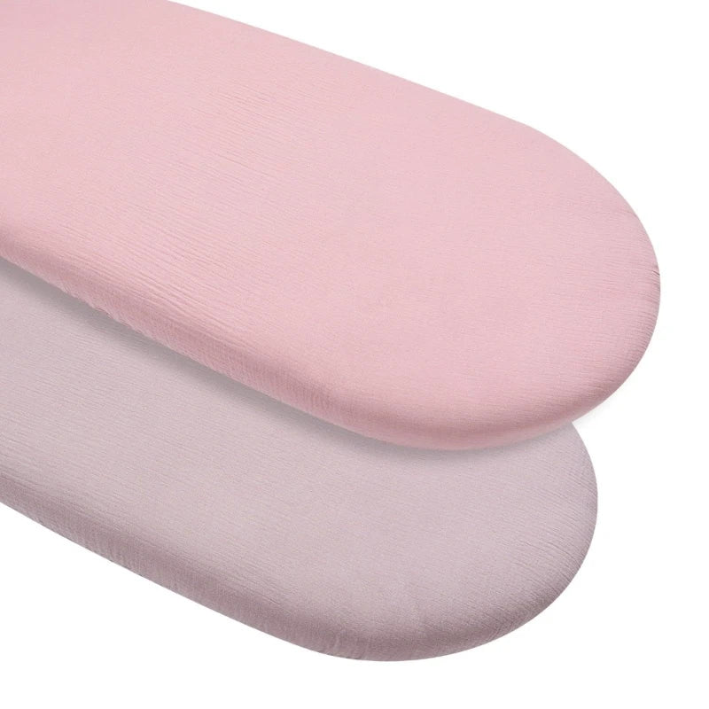 draps housses bébé unisexe 1ans polyester coton quatre saisons imprimé animaux ondulés blanc roseclair