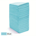 serviettes jetables simples rayures horizontales violet bleu clair noir rose pack 50 pièces