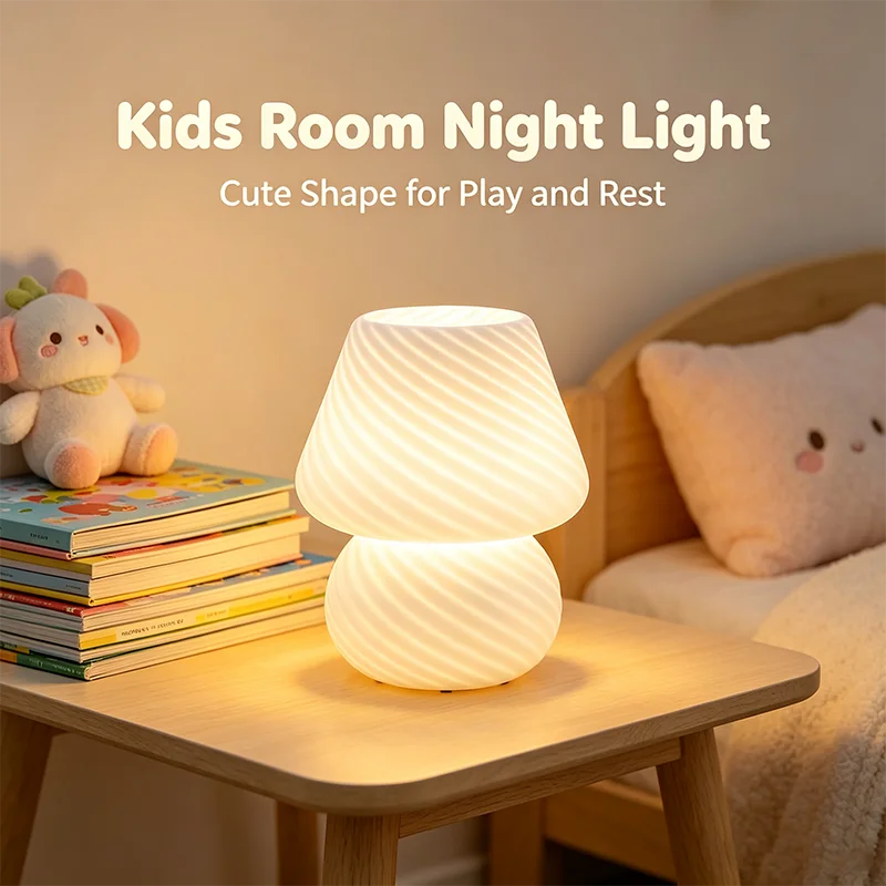 lampe table led moderne blanc rayures diagonales chambre coucher étude usb chargeur
