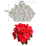moules silicone gâteau blanc floral décoratif opaques feuilles pétales fleurs artisanales