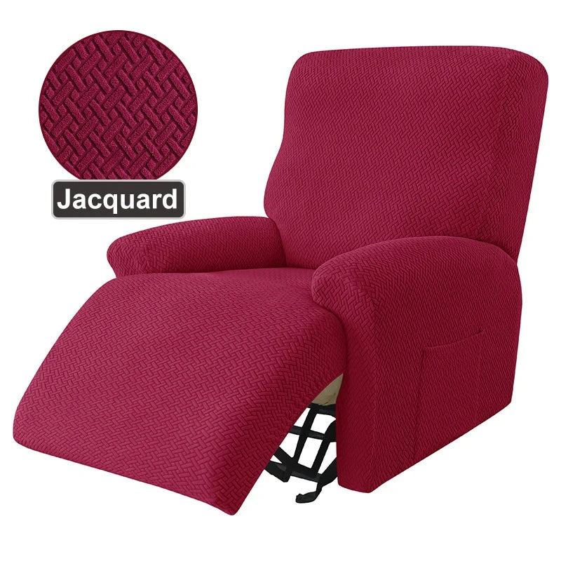 housses fauteuil gris tissu jacquard moderne élastique accueil pièces