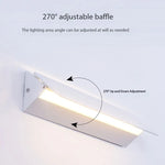 lampe murale led blanche moderne aluminium salon chambre éclairage lecture