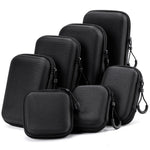 sac main pratique noir texturé pliable rangement anti poussière réutilisable portatif multifonctionnelrollable
